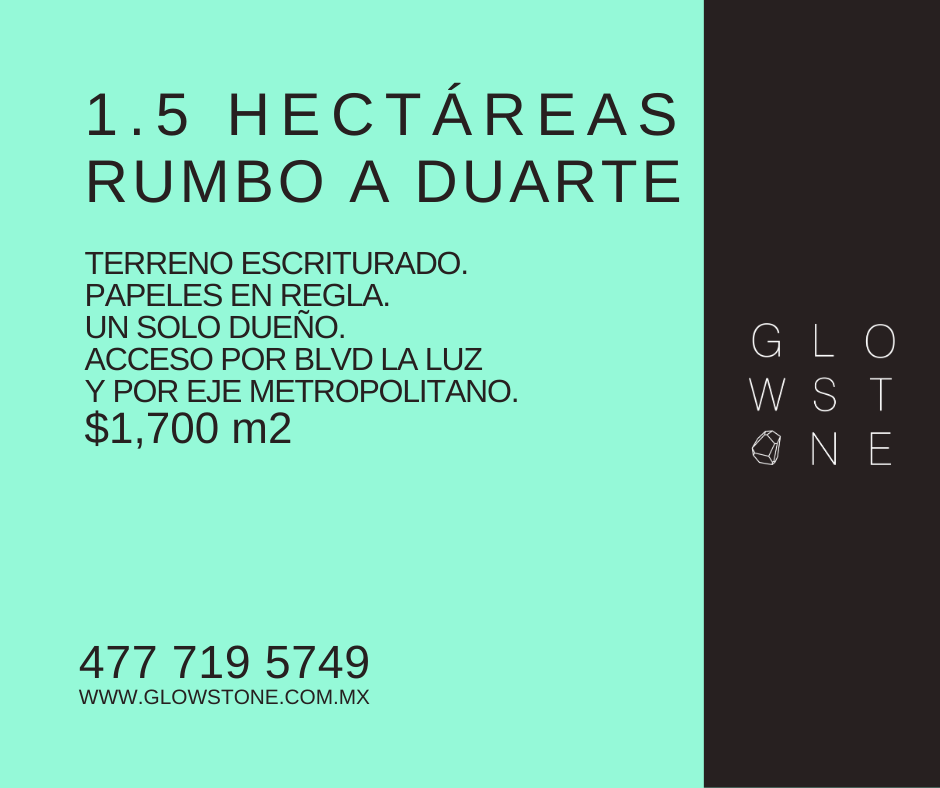 1.5 HECTÁREAS HACIA DUARTE