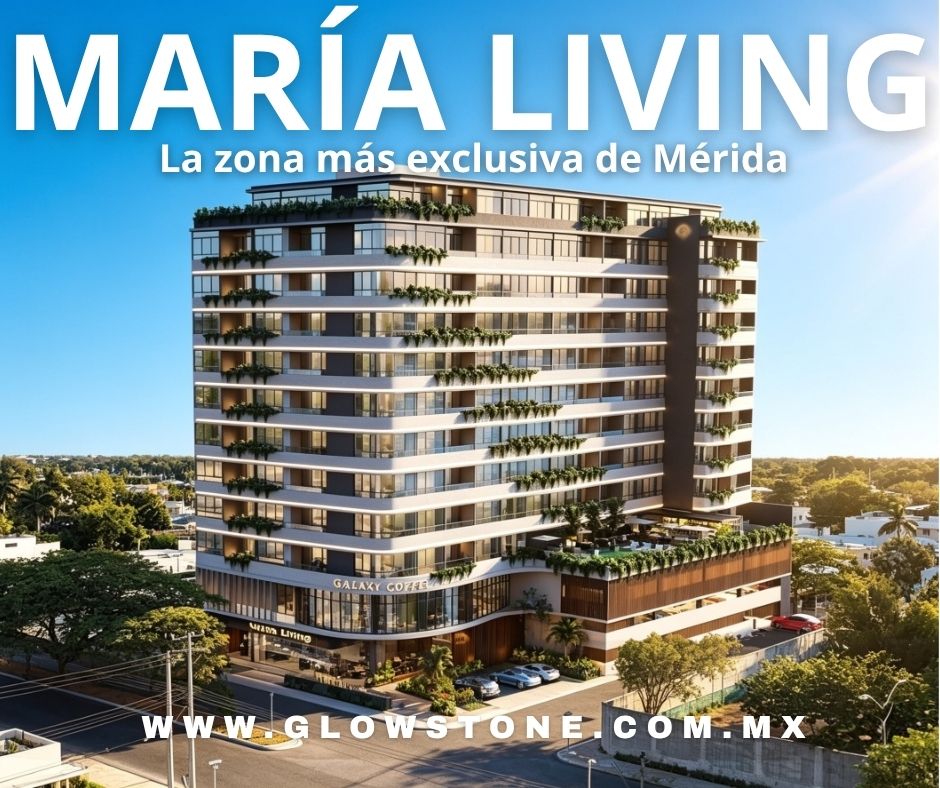 Departamentos en Venta en María Living Mérida | Zona Dorada de Mérida desde 2.8 MDP
