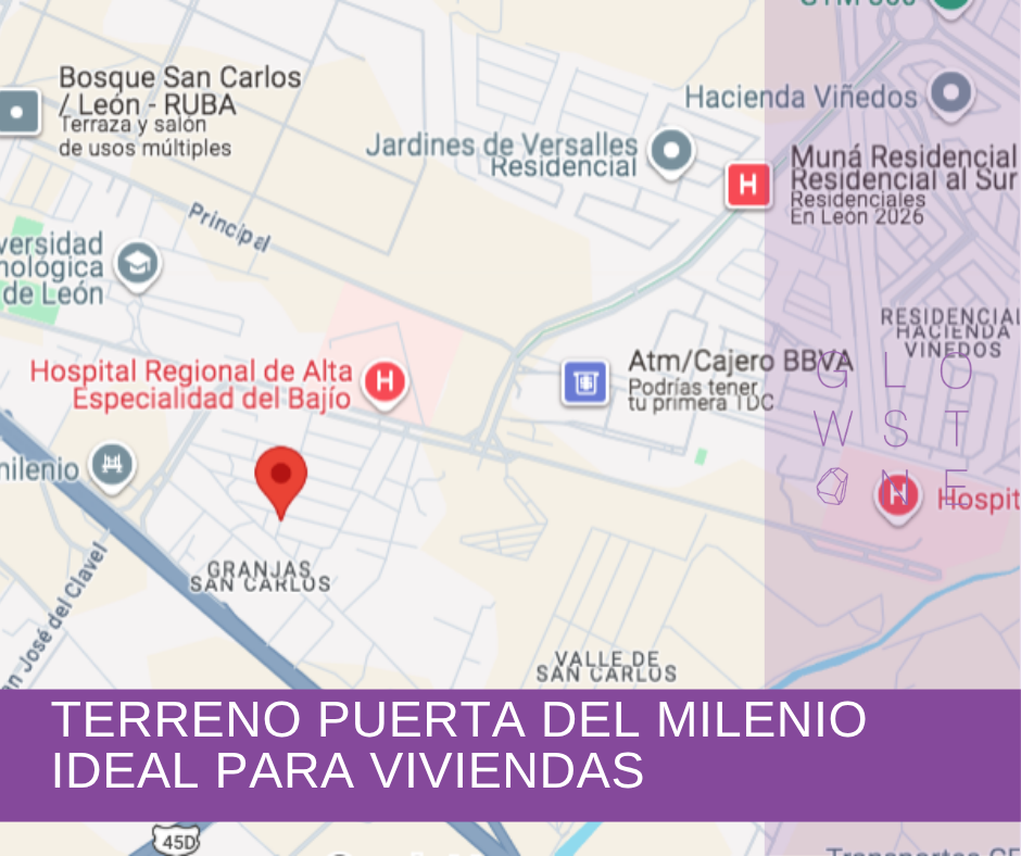 TERRENO EN VENTA PUERTA DEL MILENIO