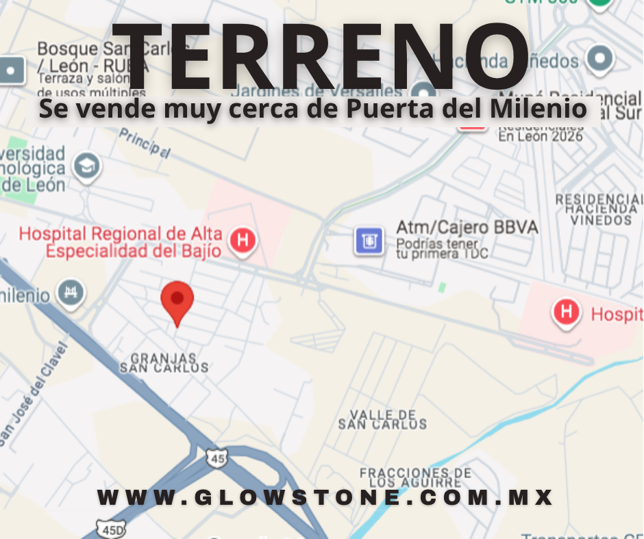 TERRENO EN VENTA PUERTA DEL MILENIO