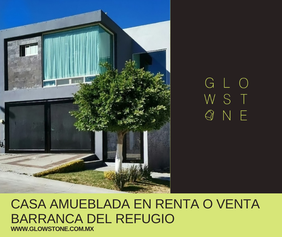 VENTA O RENTA CASA EN BARRANCA DEL REFUGIO