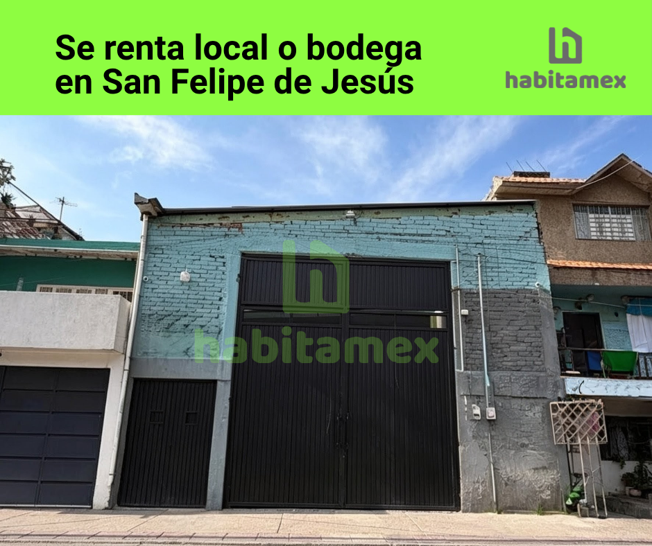 SE RENTA LOCAL O BODEGA EN COLONIA SAN FELIPE DE JESÚS