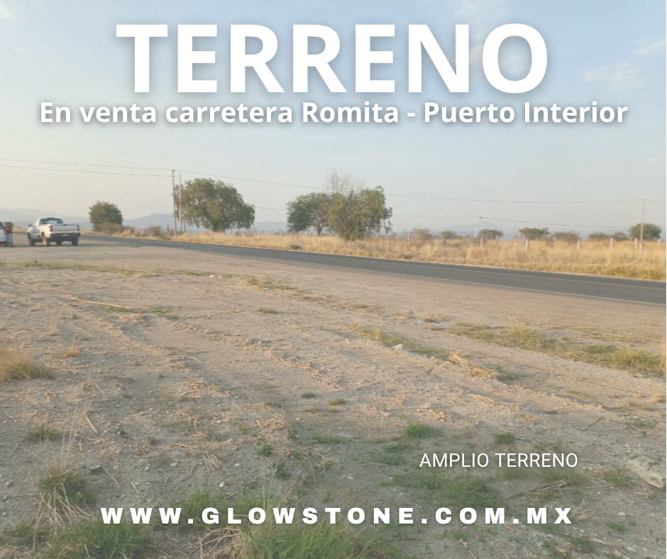 7.8 HECTÁREAS CARRETERA ROMITA – PUERTO INTERIOR