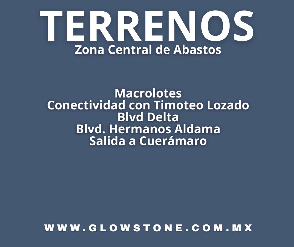 Terrenos en Zona Central de Abastos León Guanajuato | Alta plusvalía y oportunidad de negocio rentable