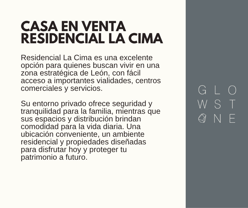 casa en venta Residencial La Cima León