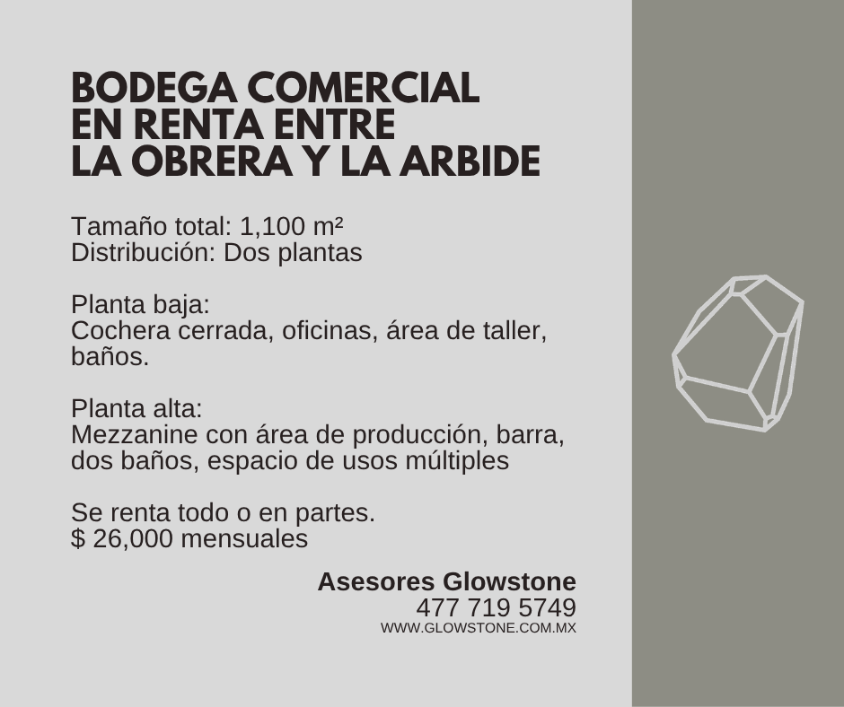 Bodega comercial en renta en León Guanajuato