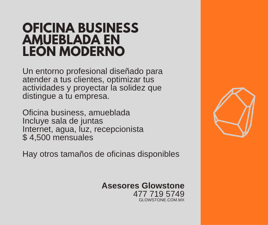 oficina business amueblada en León Moderno