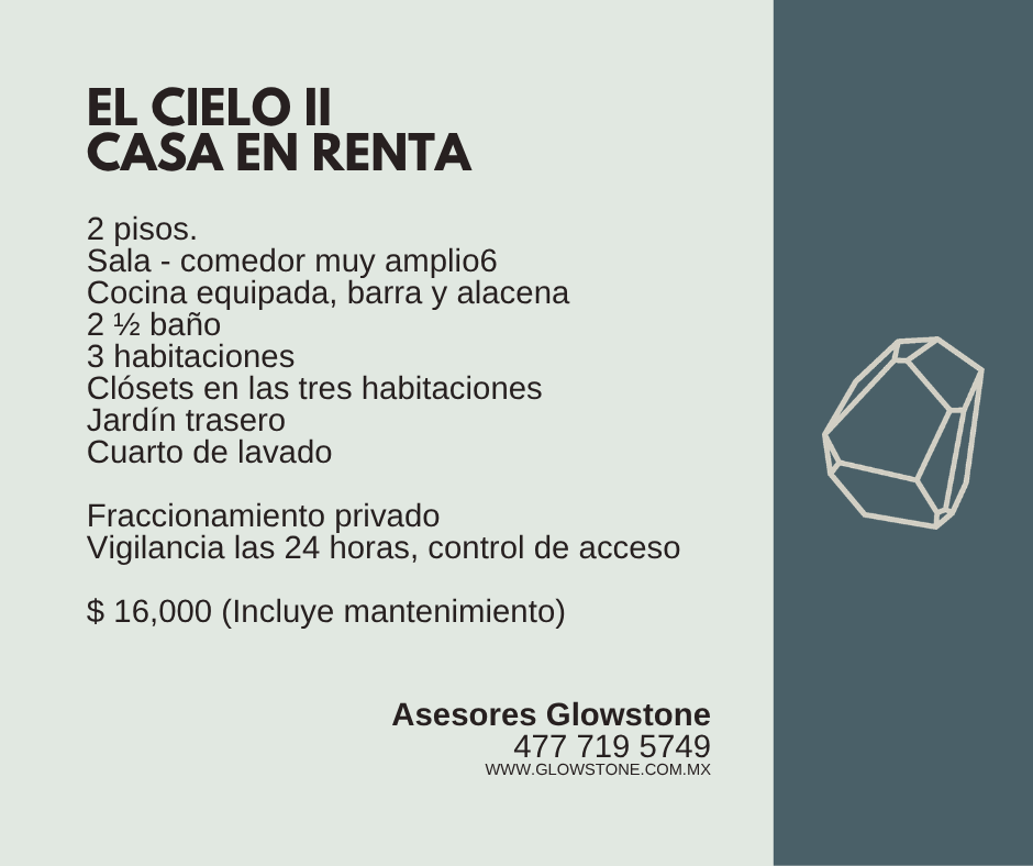 casa en renta en El Cielo II