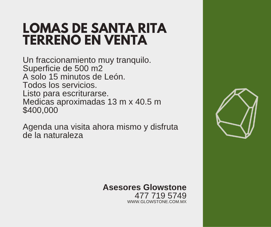 terreno en venta en Lomas de Santa Rita