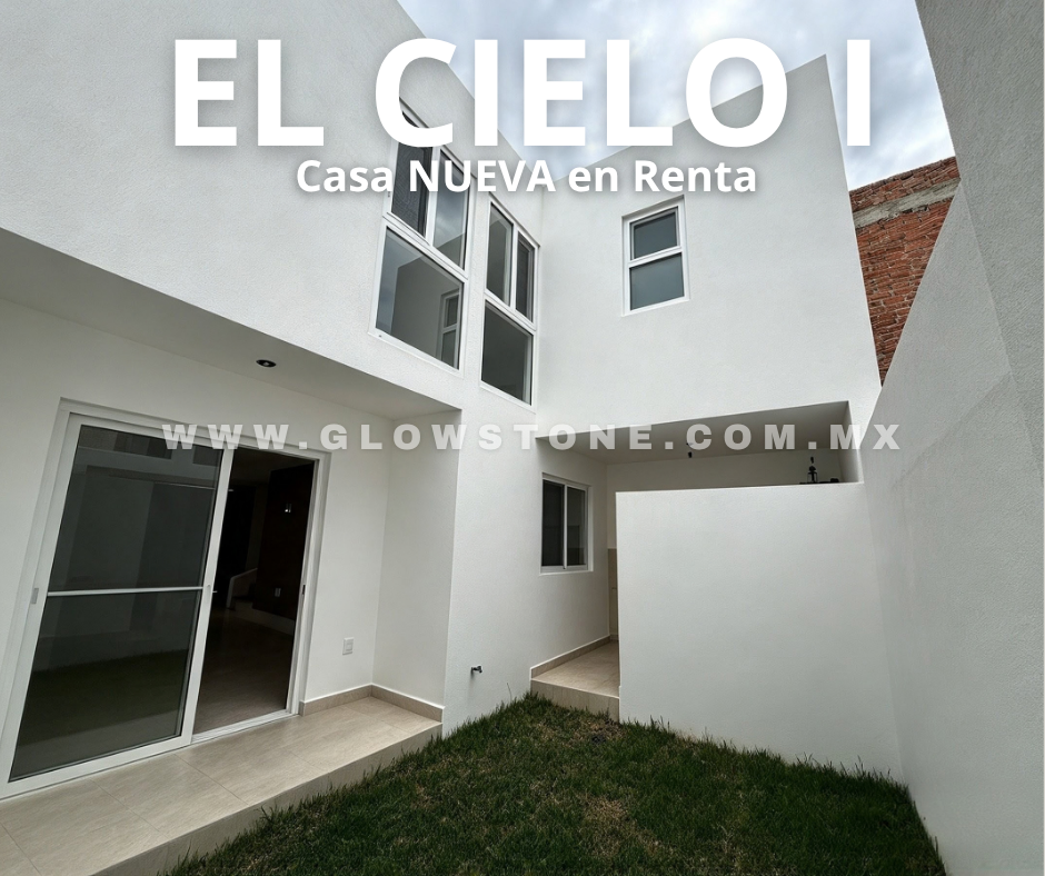 Casa nueva en renta en El Cielo I León