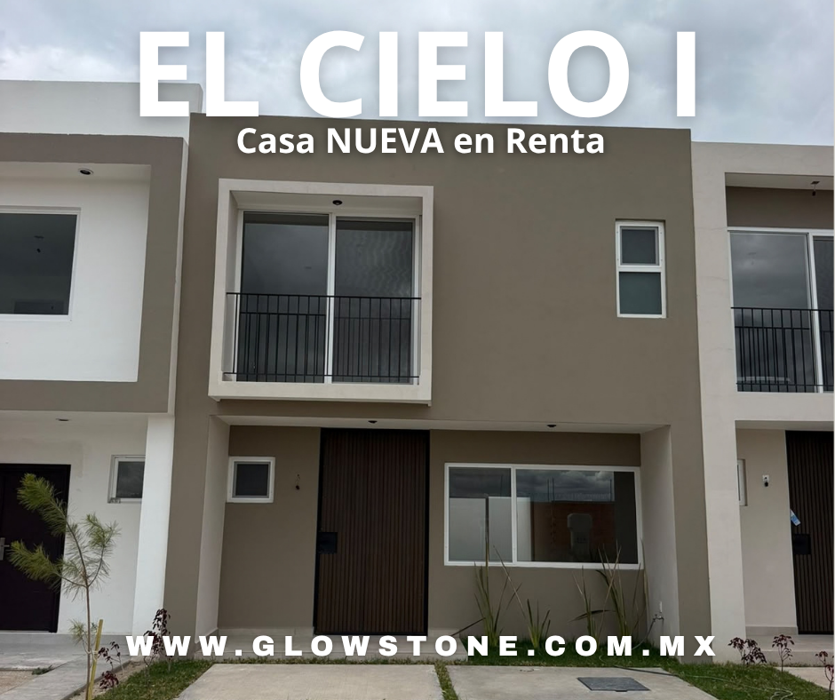 Casa nueva en renta en El Cielo I León